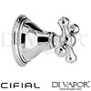 Cifial 32217ED.L 32217ED.R Edwardian 3 4 Inch Wall Stop Valve Spare Parts